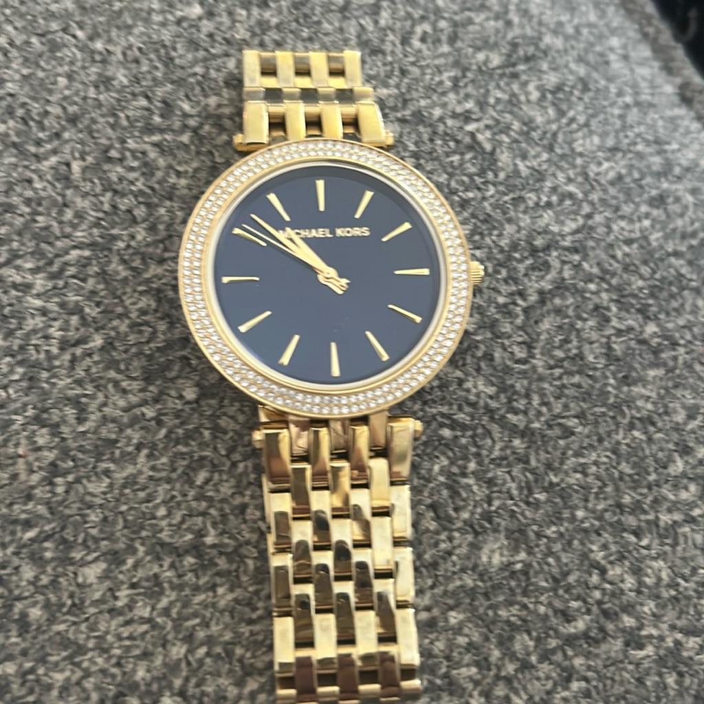 Michael Kors Navy & Gold Darci Watch